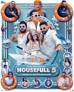 Housefull 5B 2025 Hindi WEB-DL 720p - 480p - 1080p HD Poster Download - filmyfly