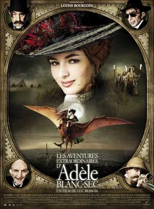 The Extraordinary Adventures of Adèle Blanc-Sec 2010 Hindi Dual Audio WEB-DL 720p - 480p - 1080p HD Poster Download - filmyfly