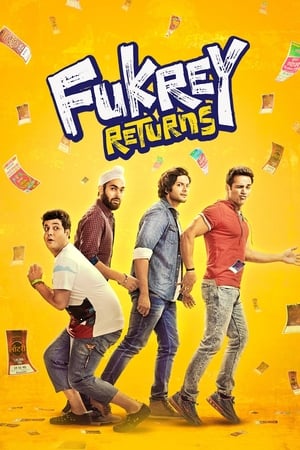 Fukrey Returns (2017) Hindi Movie 720p Hevc HDRip [550MB] HD Poster Download - filmyfly