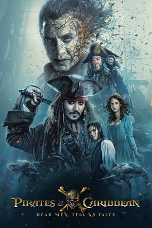 Pirates of the Caribbean Dead Men Tell No Tales 2017 Hevc 720p Web-DL Dual Audio Hindi movie HD Poster Download - filmyfly